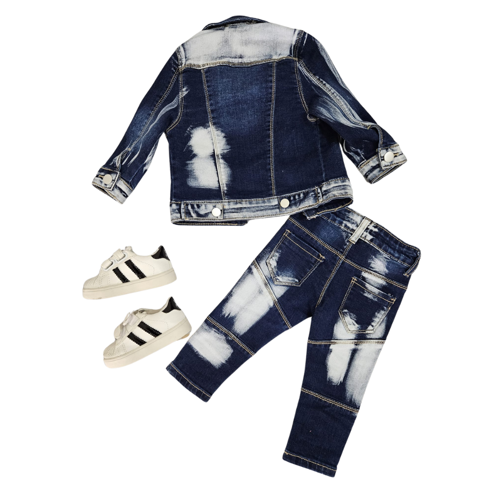 Ensemble Blue 2Pcs jackette enfant