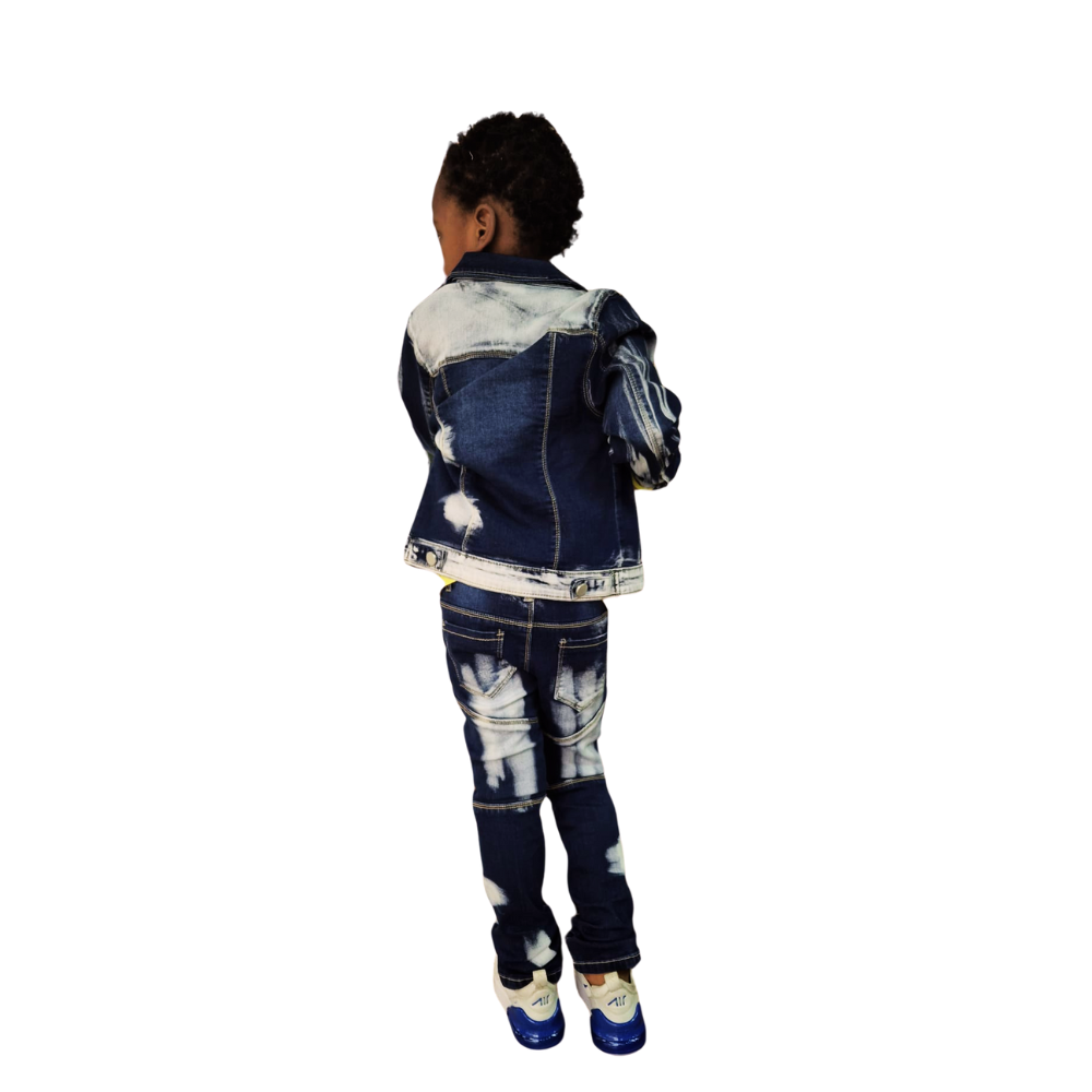 Ensemble Blue 2Pcs jackette enfant