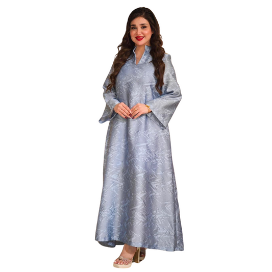 Large Robe trapeze Bleue