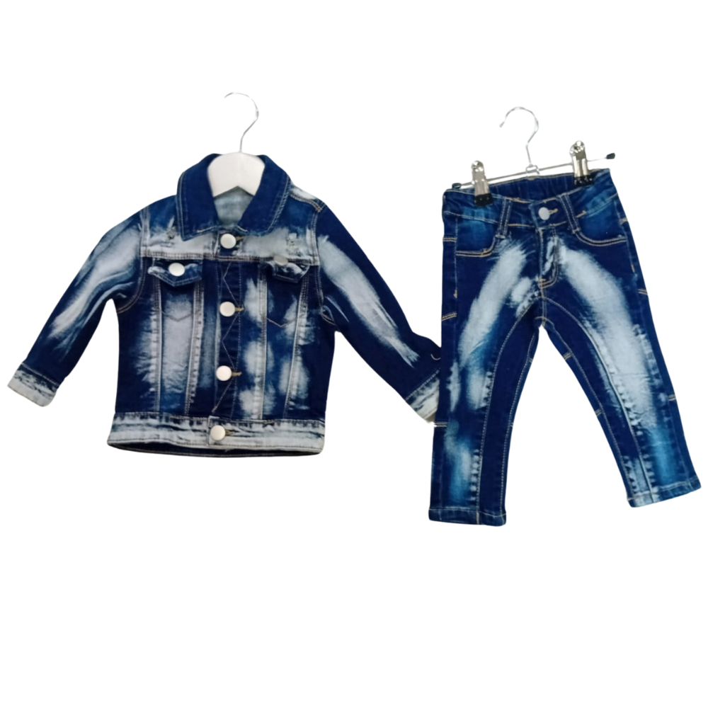 Ensemble Blue 2Pcs jackette enfant