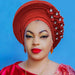 2024 Elegant African Headtie Turban - Pre-Made Floral Auto Gele for Weddings & Parties
