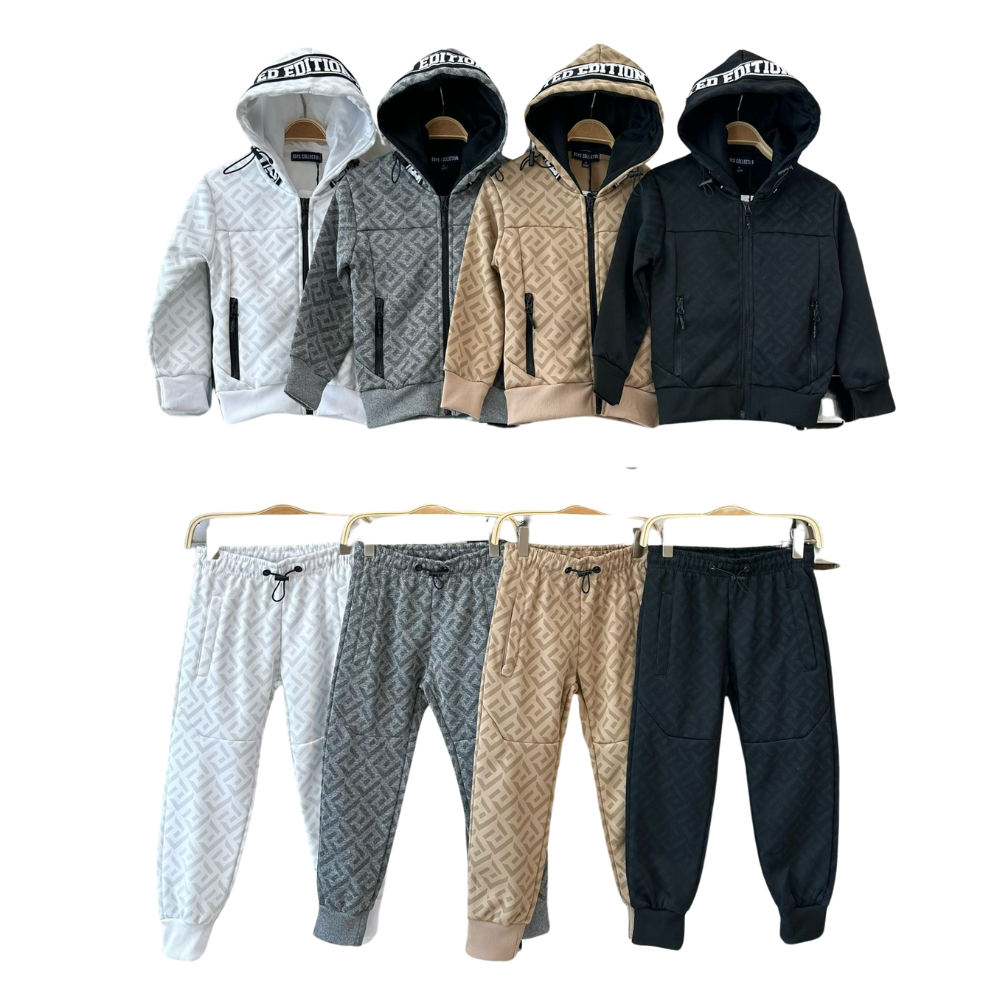 Ensemble jogging  rayé garçon