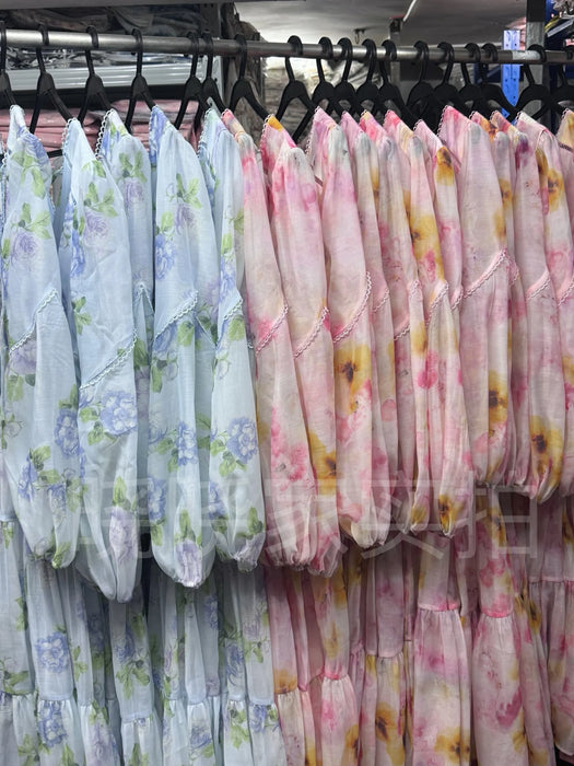 Tingfly-Robe longue à imprimé floral pour femme, col en V, vintage, chic, français, élégant, taille haute, ligne A, midi, robes de soirée, dame, nouveau design